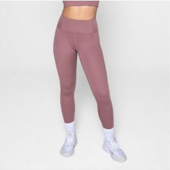 Girlfriend Collective Compressive High-Rise Leggings Rose Quartz M - Picture 1 of 7